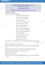 Đề tham khảo thi Văn THPT (Đề số 10) - có lời giải chi tiết